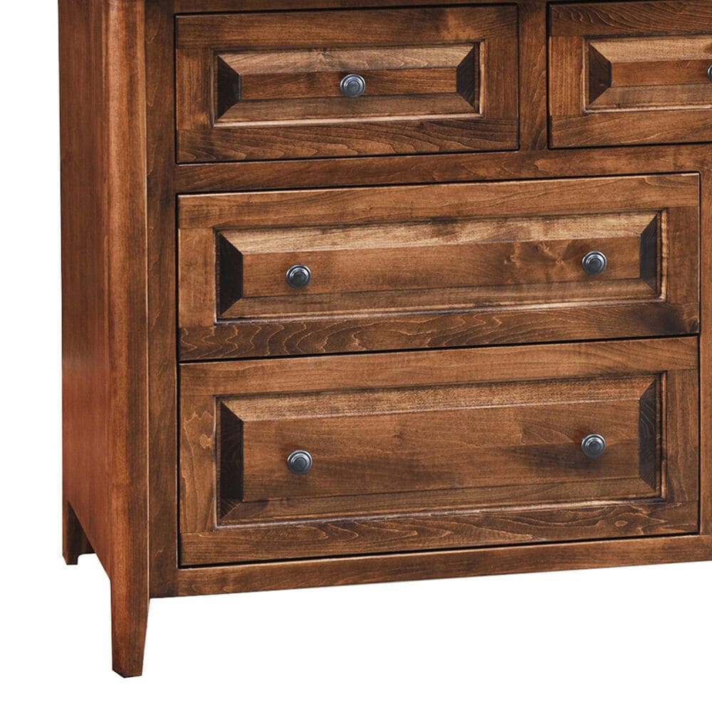 Archbold Furniture Carson 4-Piece Queen Storage Bedroom Set in Maple Bark, , large