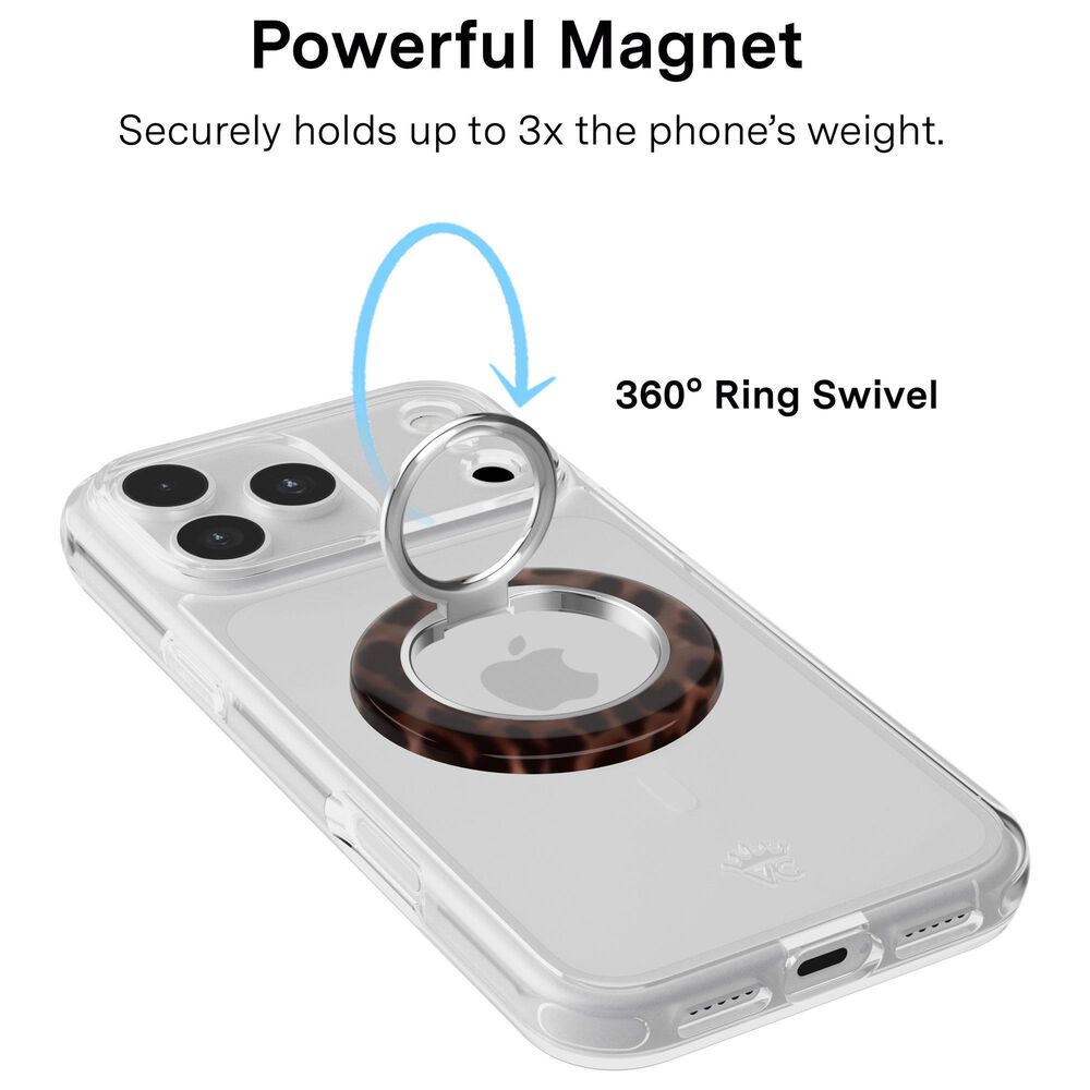 Velvet Caviar Gift Set with MagSafe Wallet, Grip Ring, Phone Charm in It Girl Leopard, , large