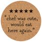 Carson Gifts Five Starts Cork Trivet in Multicolor, , large