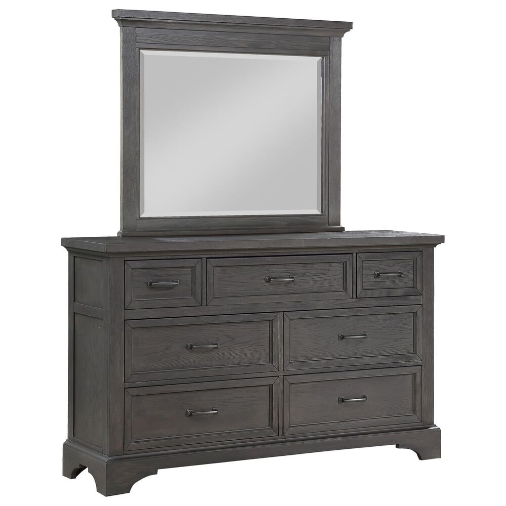 Davis International Prescott 3 Piece Queen Storage Panel Bedroom Set in Gray Oak, , large