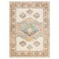 Surya Bodrum BDM-2313 6" x 9"11" Ivory, Saffron, Gray, Aqua, Camel and Coral Area Rug, , large