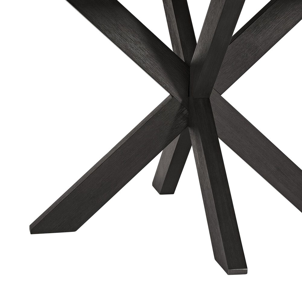 Mayberry Hill Axel 5-Piece Round Dining Set in Light Grey and Espresso, , large