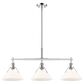 Golden Lighting Orwell 3-Light Linear Pendant with Opal Glass Shade in Chrome, , large