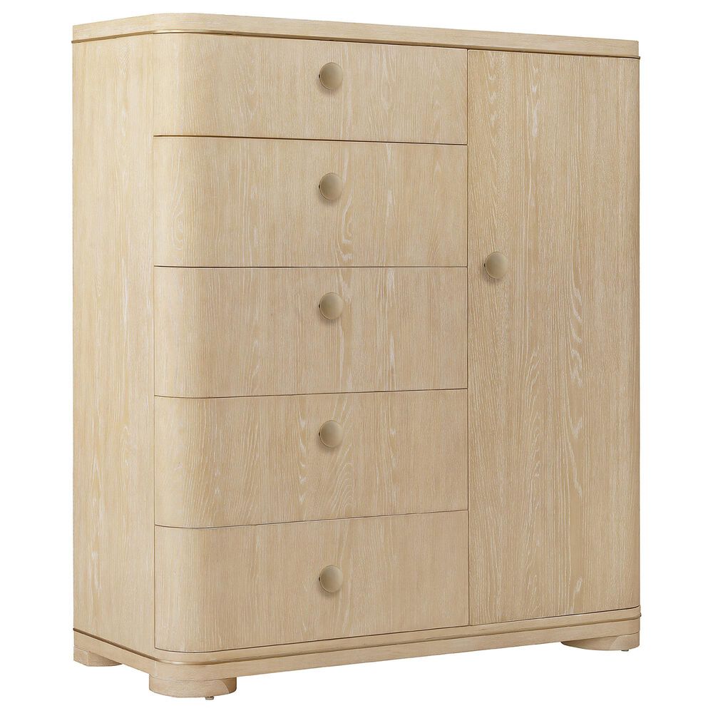 Chapel Hill Huntington 5-Drawer Master Chest with Cabinet in Beach Grass, , large