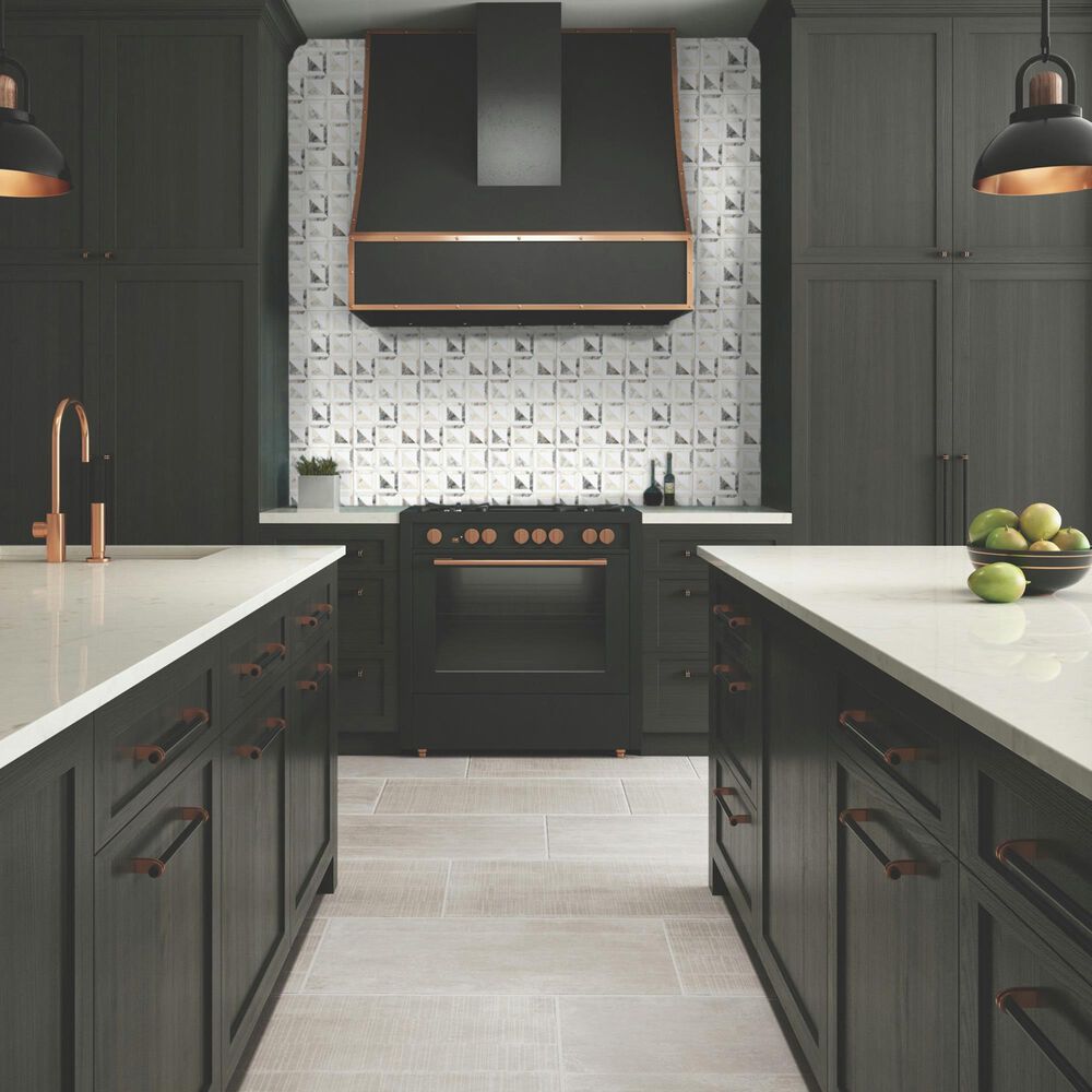 Dal-Tile Gamma Illusive Blend 12&quot; X 12&quot; WINDOW Natural Stone Mosaic Sheet, , large