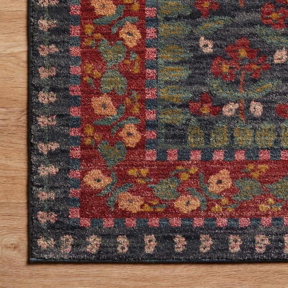 Rifle Paper Co. x Loloi Fiore FIO-02 9&#39; x 12&#39; Navy Area Rug, , large
