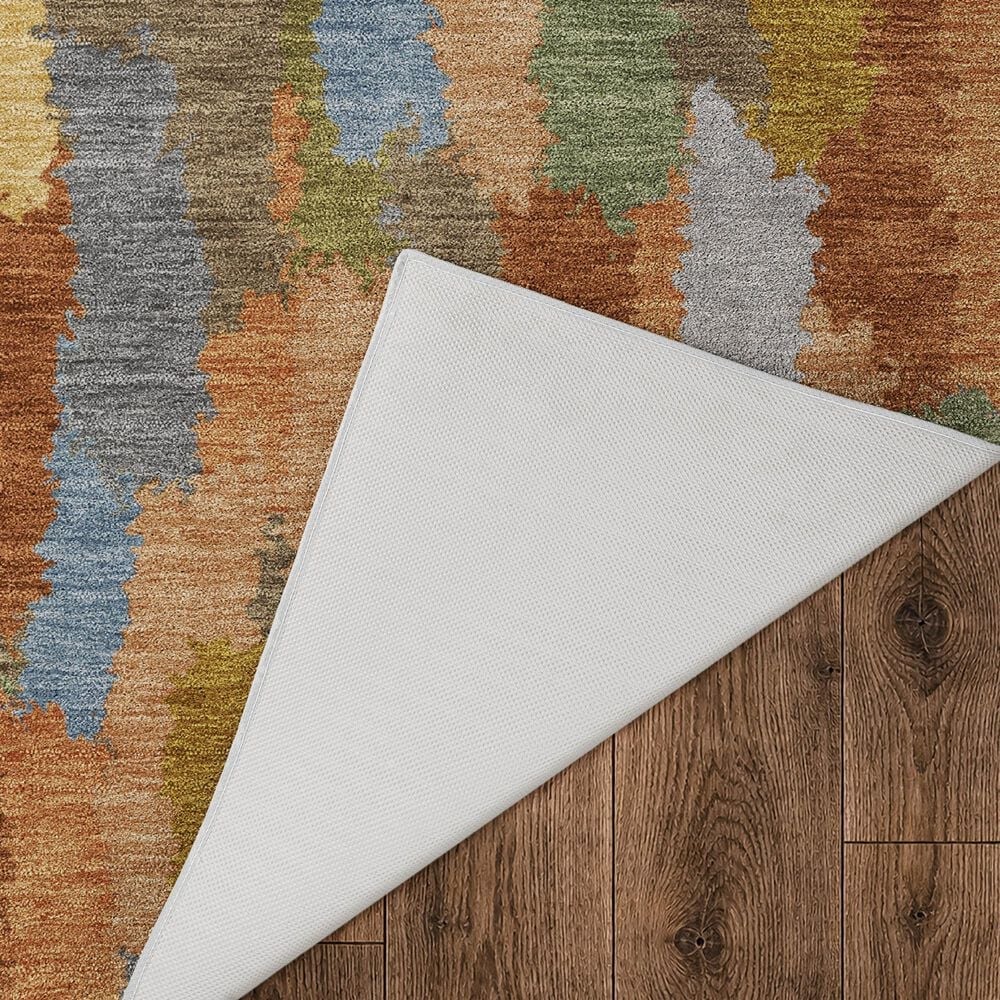 Dalyn Rug Company Kenner Abstract Copper 6'6" x 9'6" Area Rug, , large