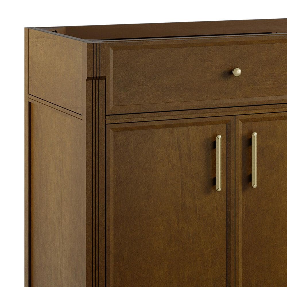 James Martin Bellshire 72" Double Bathroom Vanity Cabinet in Honey Oak, , large