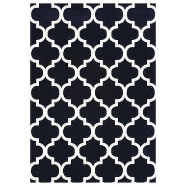 Art Carpet Abington 5" x 7" Navy Area Rug, , large