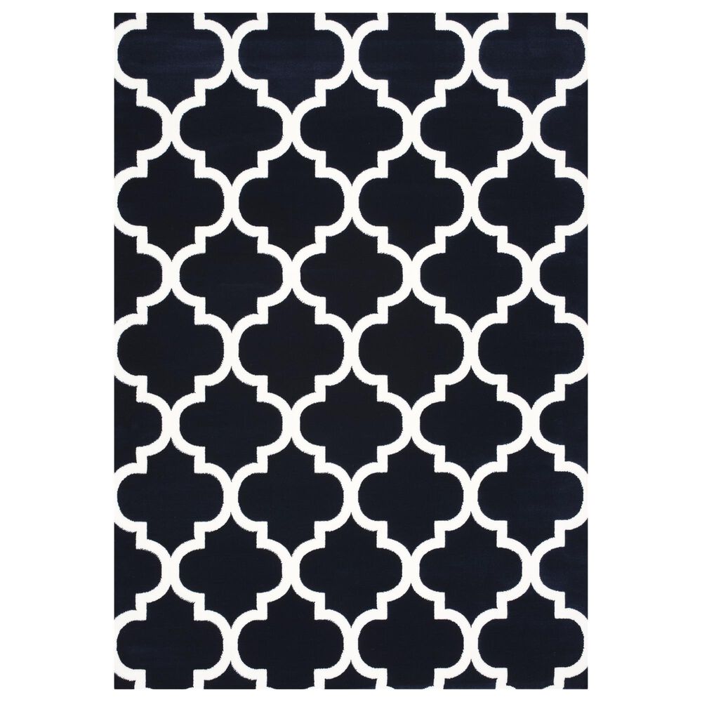 Art Carpet Abington 5" x 7" Navy Area Rug, , large