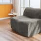 Hearth and Haven Accent Chair and Ottoman in Gray, , large