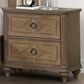 Furniture of America Lyris 2-Drawer Nightstand in Rustic Oak, , large