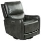 Steve Silver Athens Triple Power Swivel Recliner in Charcoal, , large