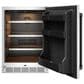Thor Kitchen Gordon Ramsay 5 Cu. Ft. Outdoor Undercounter Beverage Cooler with Black Handle Kit in Stainless Steel, , large