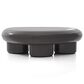 Furniture of America Rene Low Profile Glossy Coffee Table in Dark Gray, , large