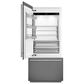 SMEG 19.64 Cu. Ft. Built-In Bottom Mount Refrigerator with Left Hinge in Panel Ready, , large