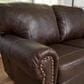 Ashley Colleton Stationary Sofa and Loveseat Set in Dark Brown, , large