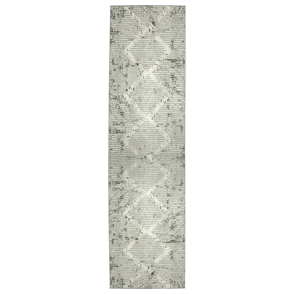 Radici USA Davide Geometric 2"2" x 7"7" Green Area Rug, , large