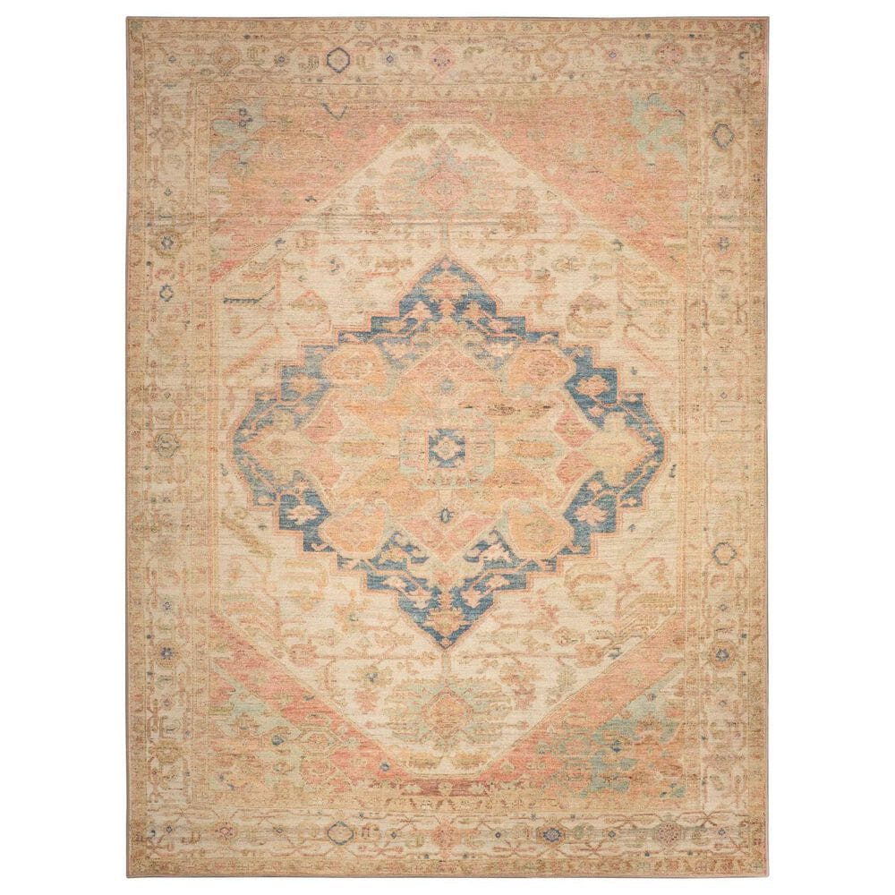 Nourison Vintage Washables Multicolor 9"10" x 13"2" Area Rug, , large