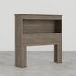 Lemoore Essential Twin Bookcase Headoard in Park Elm, , large