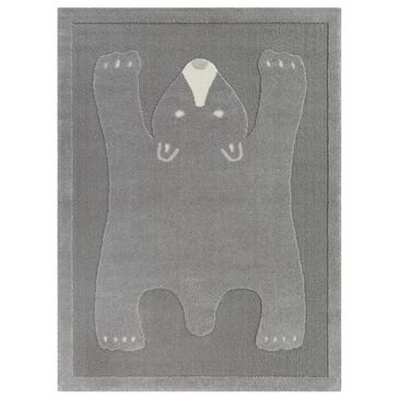 Balta Rugs Barry Bear 4"4" x 6" Grey Kids Area Rug, , large