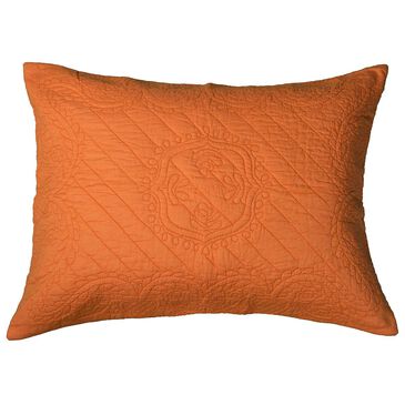 Rizzy Home Moroccan Fling 20" x 26" Standard Sham in Orange, , large