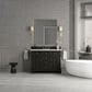 James Martin Vanities Brookfield 48" Single Bathroom Vanity in Black Onyx with 3 cm Lime Delight Quartz Top and Rectangular Sink, , large