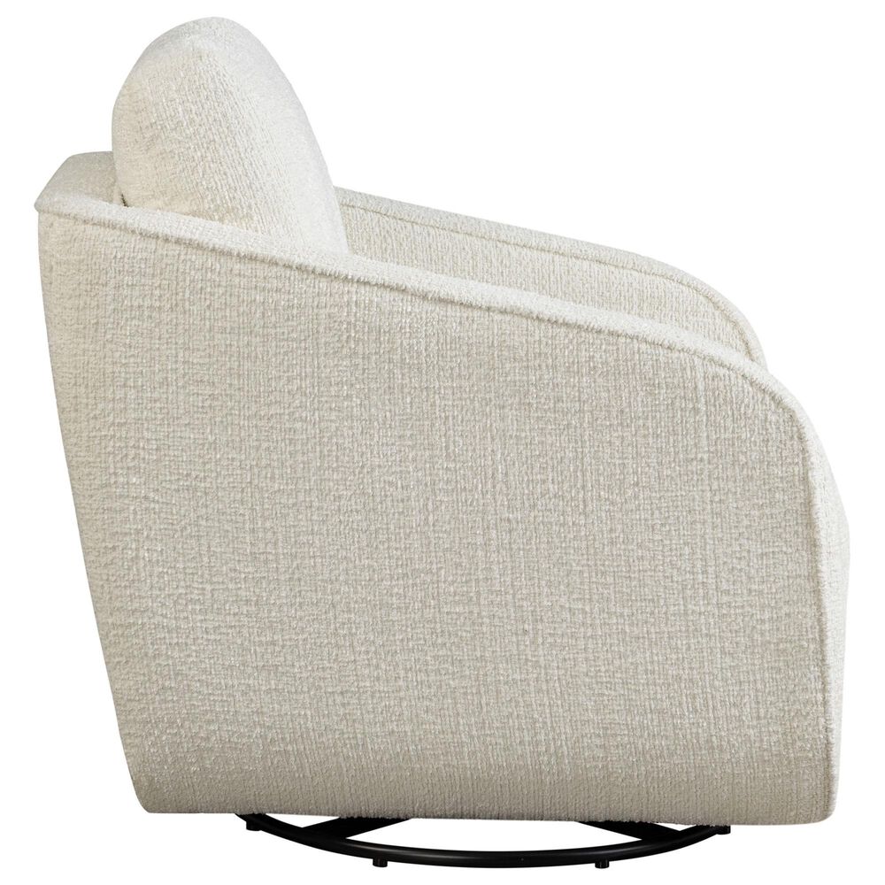 Lifestyle Solutions Lydia Swivel Accent Chair in Cream, , large
