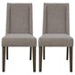 Belle Furnishings Double Bridge Side Chair in Dark Brown (Set of 2), , large
