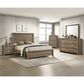 Crown Mark Valor Dresser Mirror in Light Brown, , large