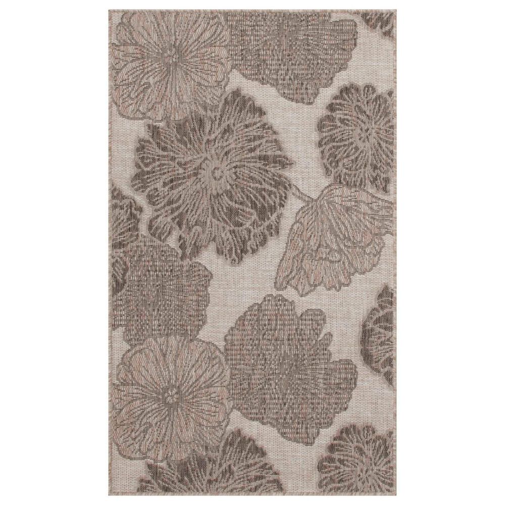 Nourison Garden Oasis Natural 3" x 5" Indoor/Outdoor Area Rug, , large