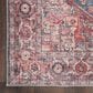 57 Grand by Nicole Curtis Series 1 4" x 6" Brick Red and Blue Area Rug, , large