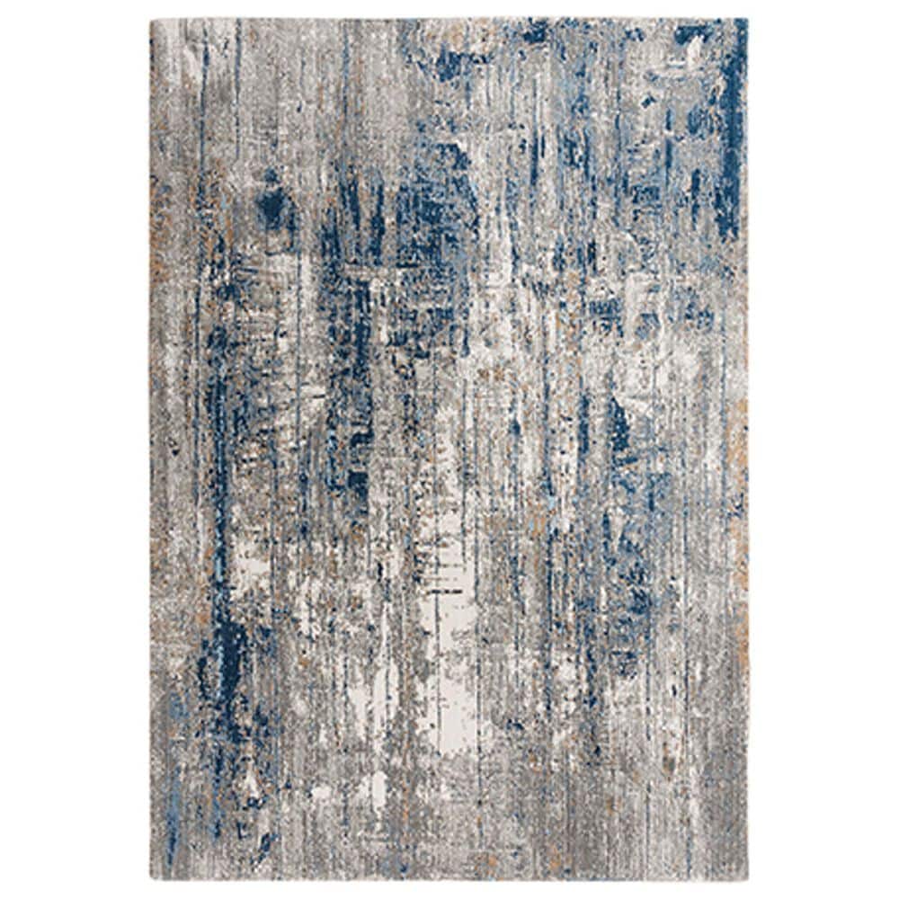 RIZZY Anatolia 10" x 13" Blue Area Rug, , large