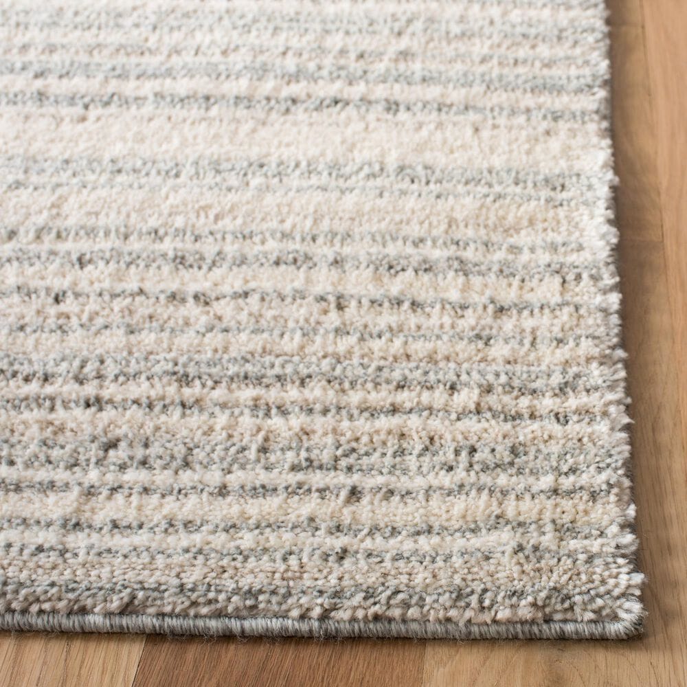 Safavieh Martha Stewart Lucia Shag MSR0787F 5&#39;1&quot; x 7&#39;6&quot; Light Grey and White Area Rug, , large