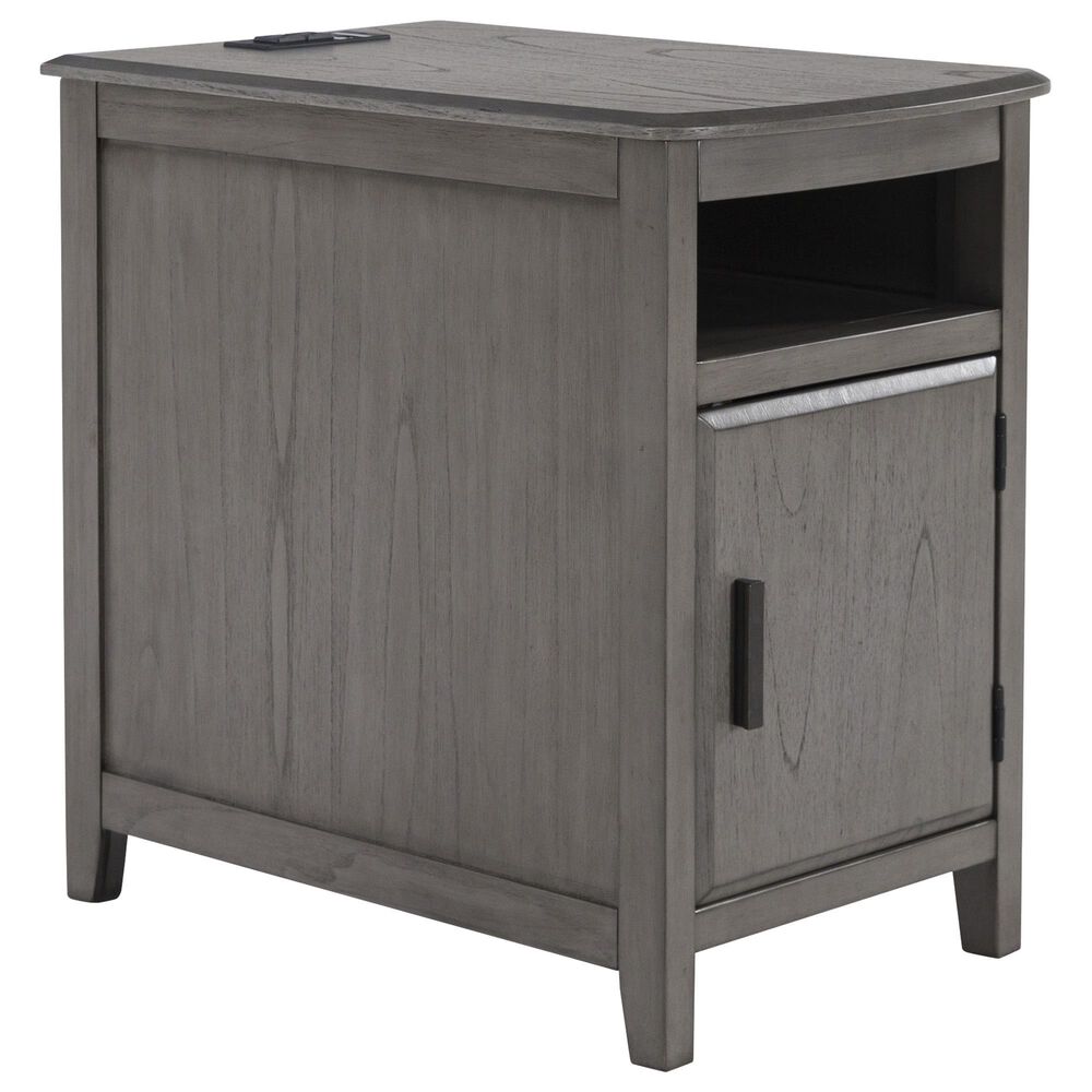 Ashley Devonsted Chairside End Table in Gray, , large