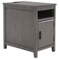 Ashley Devonsted Chairside End Table in Gray, , large