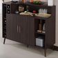 Furniture of America Young Wine Rack Buffet in Wenge, , large