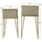 Maple and Jade Planter with Removable Stand in Gray and Gold Satin (Set of 2), , large