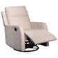 Eastern Shore Baker Swivel Manual Glider Recliner in Oatmeal, , large