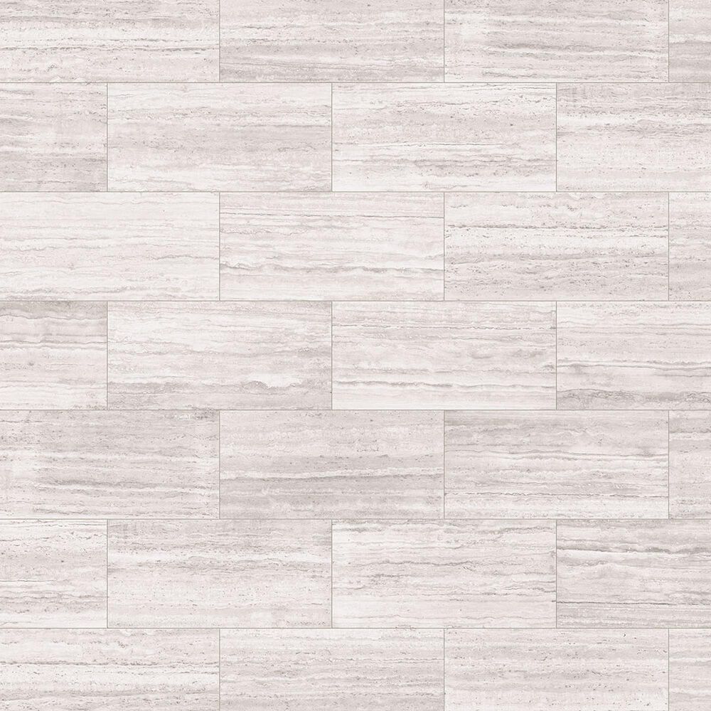 Inhaus Laminate Sono Eclipse Pearl Travertine 12" x 25" Commercial Vinyl Tile, , large