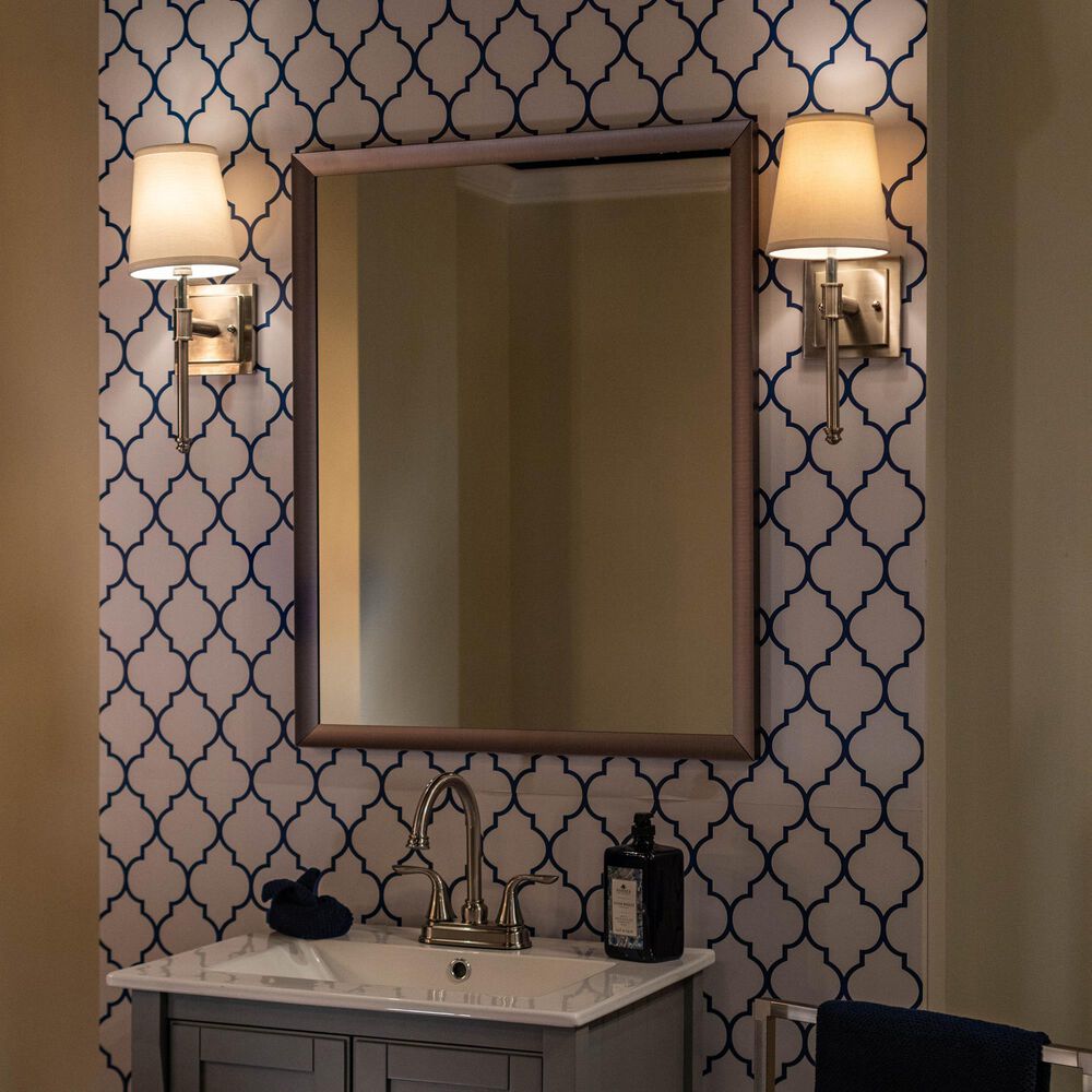 Vaxcel Ritz 1-Light Bathroom Vanity in Satin Nickel, , large
