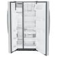 GE Appliances 23 Cu. Ft. Side by Side Refrigerator with External Dispenser in Fingerprint Resistant Stainless Steel, , large