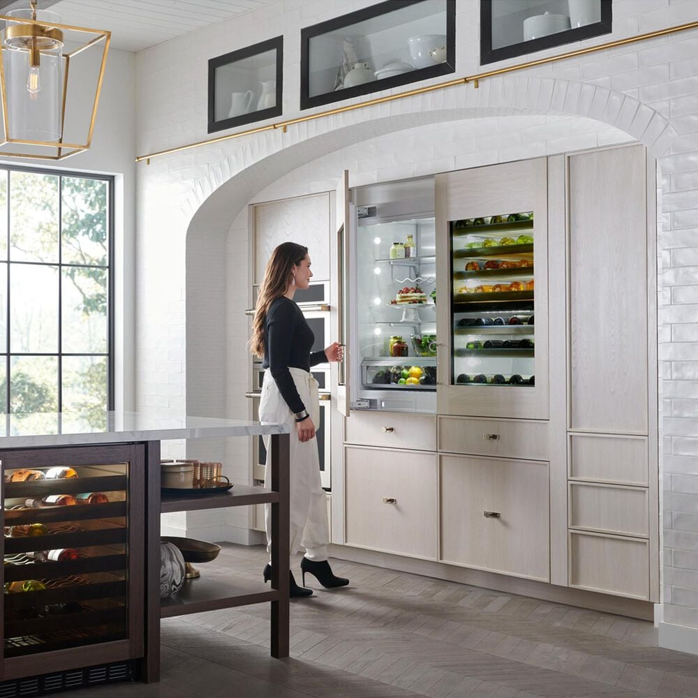 Monogram 30&quot; Fully Integrated Customizable Refrigerator with Solid Door, , large