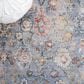 Safavieh Jasmine 9" x 12" Blue and Gold Area Rug, , large