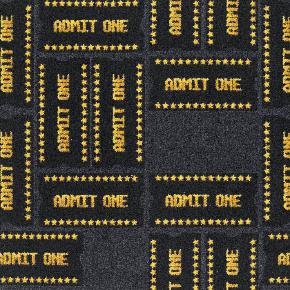 Milliken Brand Code Admit One Rough Rider Carpet in Black, , large