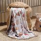 Lambs & Ivy Mushroom Baby Blanket in Multicolor, , large