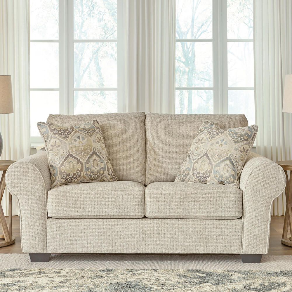 Signature Design by Ashley Haisley Stationary Loveseat in Ivory, , large