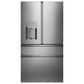 Cafe 27.8 Cu. Ft. Capacity 4-Door French Door Refrigerator in Platinum, , large