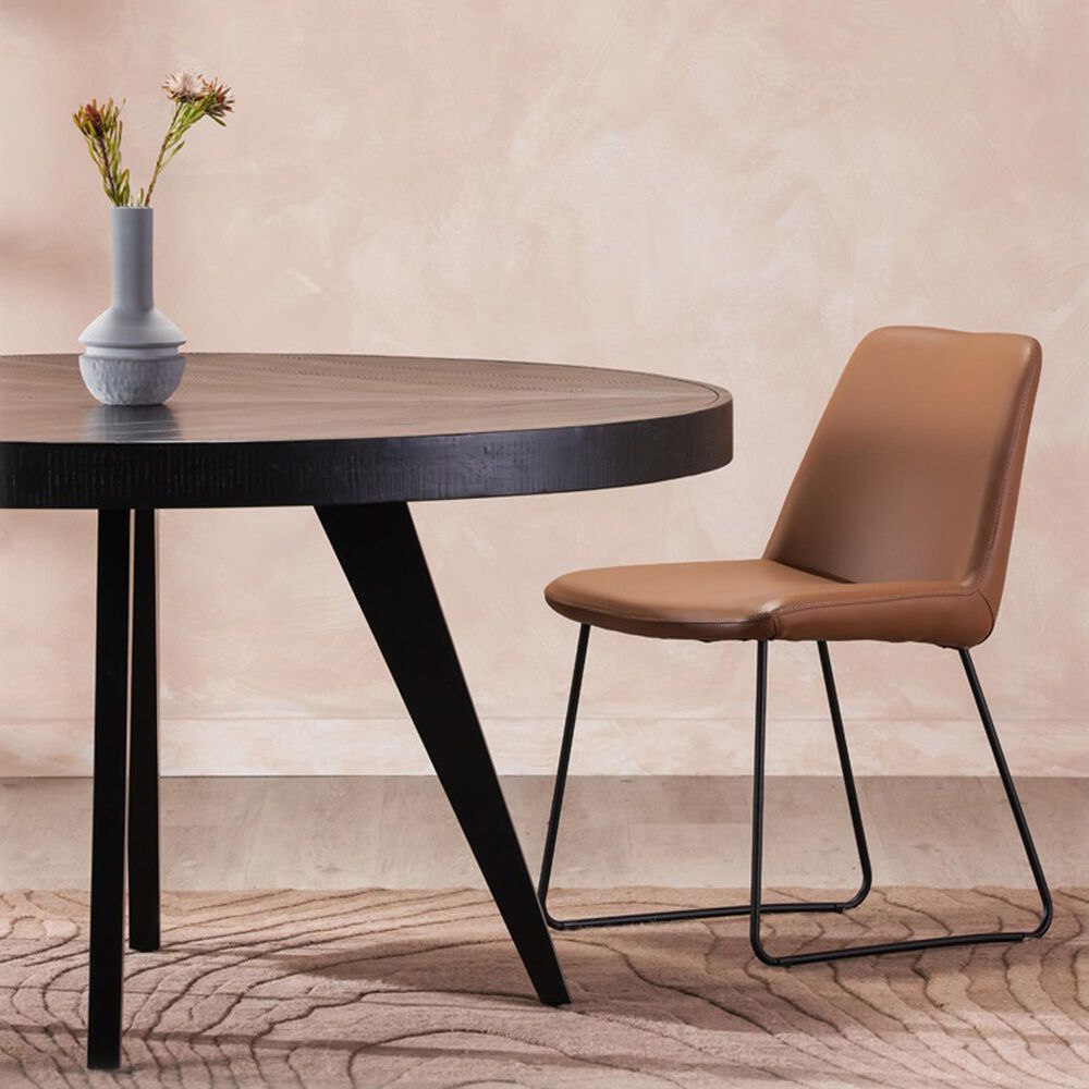 Moe&#39;s Home Collection Parq 60&quot; Round Dining Table in Black - Table Only, , large
