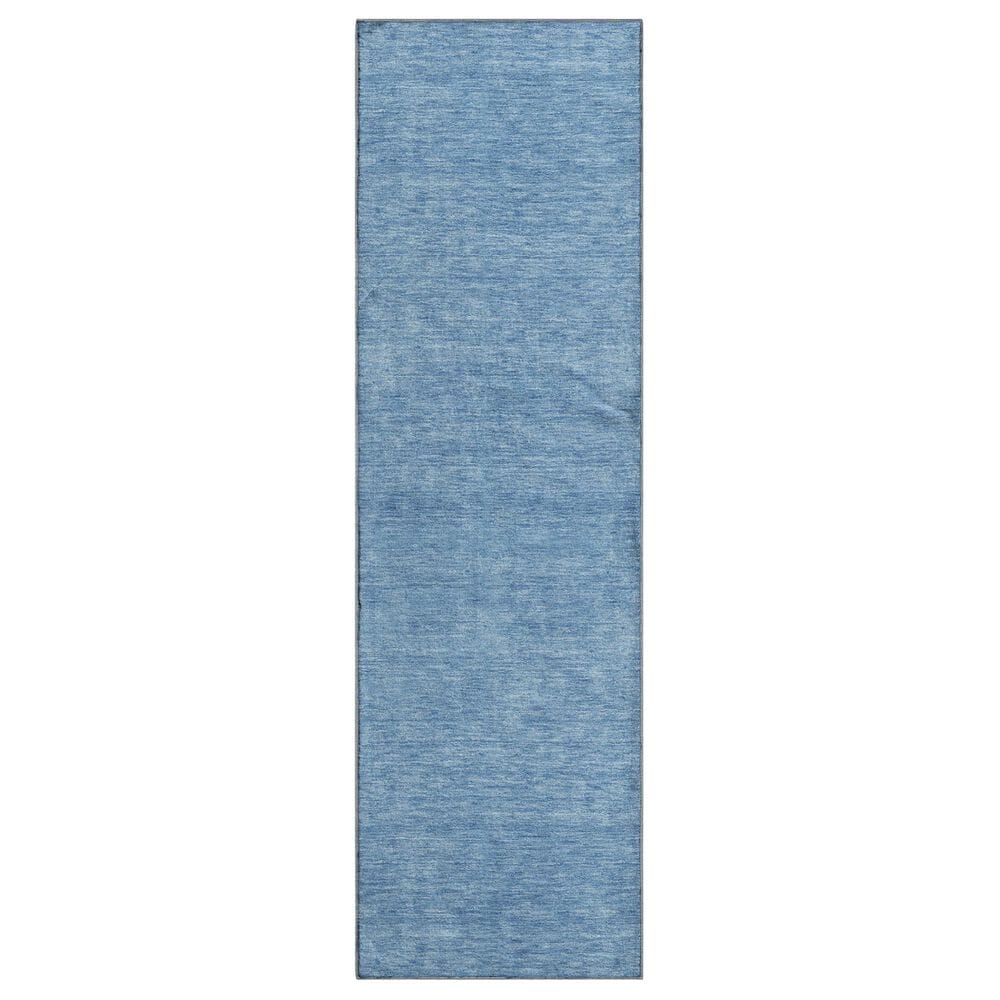 Dalyn Rug Company Soft Essentials Solid Denim 2"3" x 7"6" Runner, , large